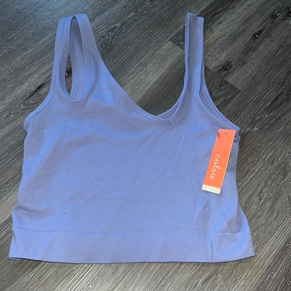 Purple double strap tank - Picture 1 of 4